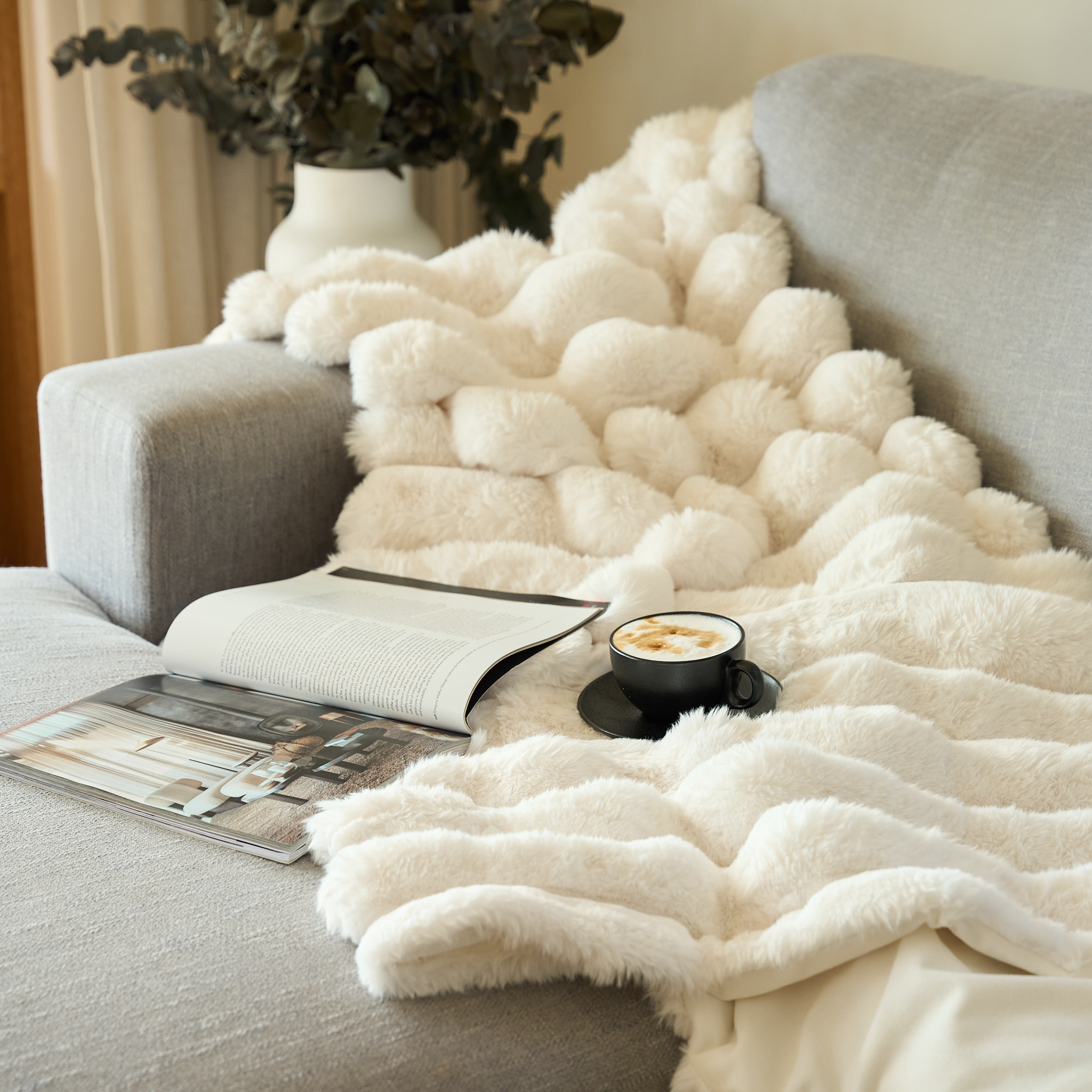 47% off on Himmel Chunky Ribbed Blanket Throw | OneDayOnly
