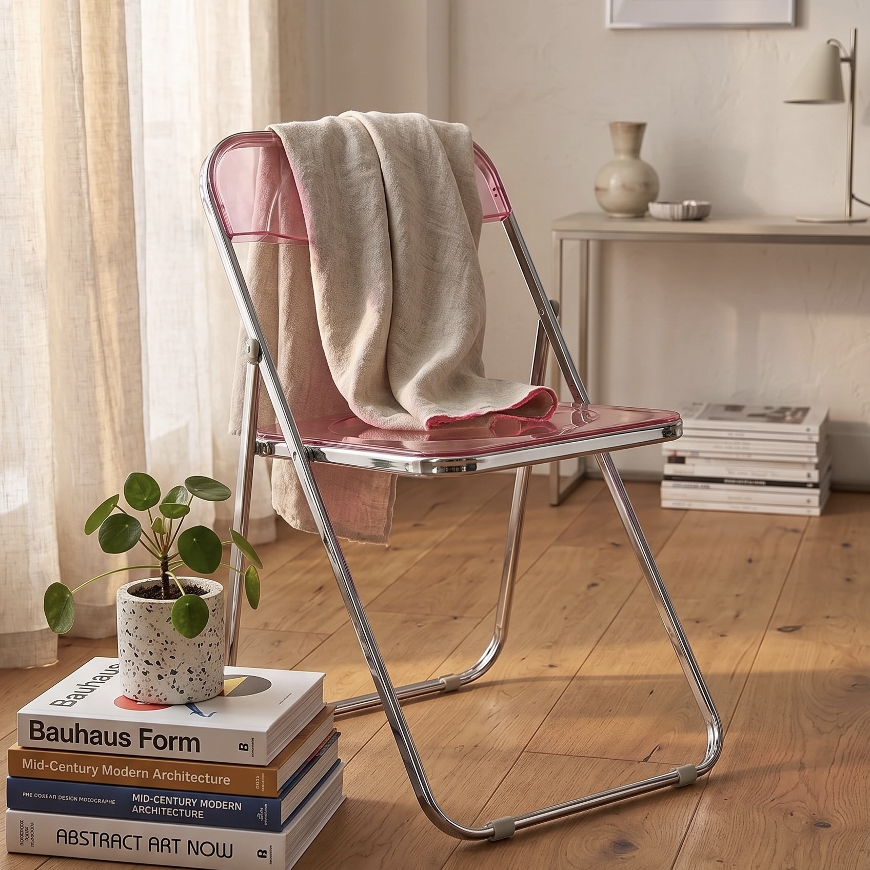 40% off on Acrylic Transparent Folding Chair | OneDayOnly