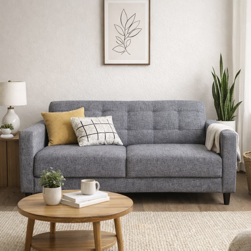 2-Seater Luxury Upholstered Couch