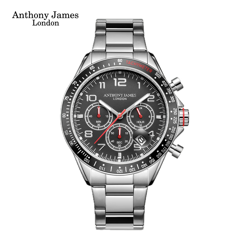 Men's Hand Assembled Limited Edition Tachymeter Chrono Watch
