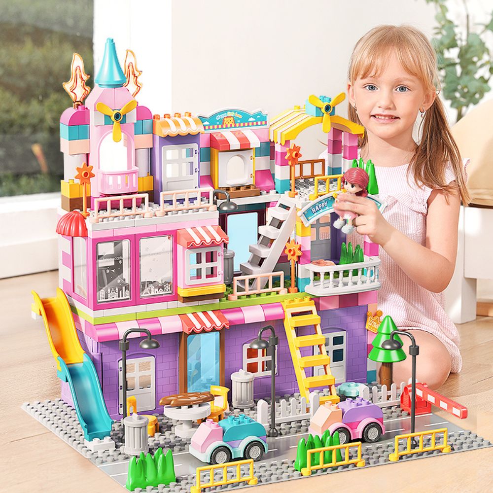 400-Piece Girls Villa Building Block Set