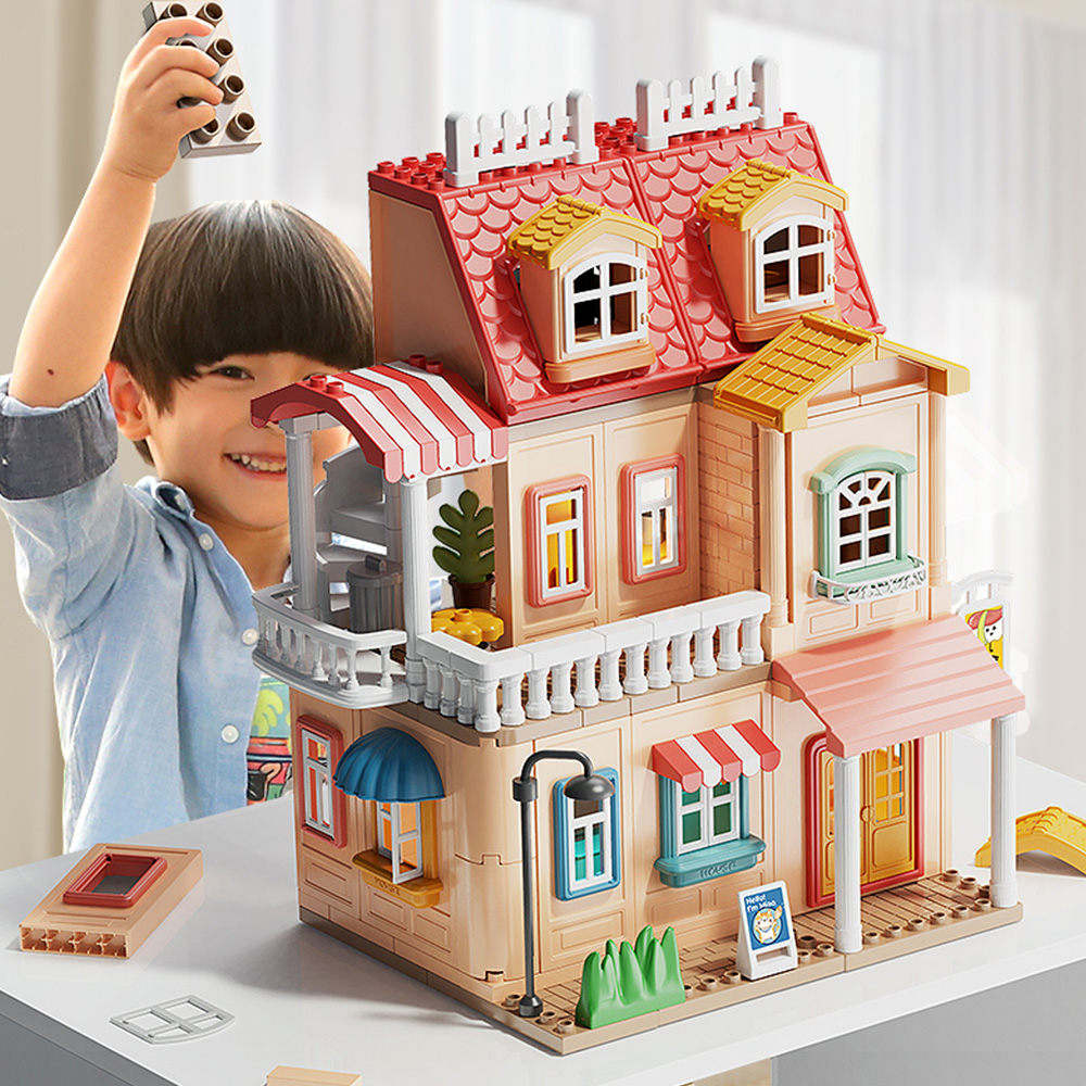 246-Piece Genius Architect Villa Building Block Set