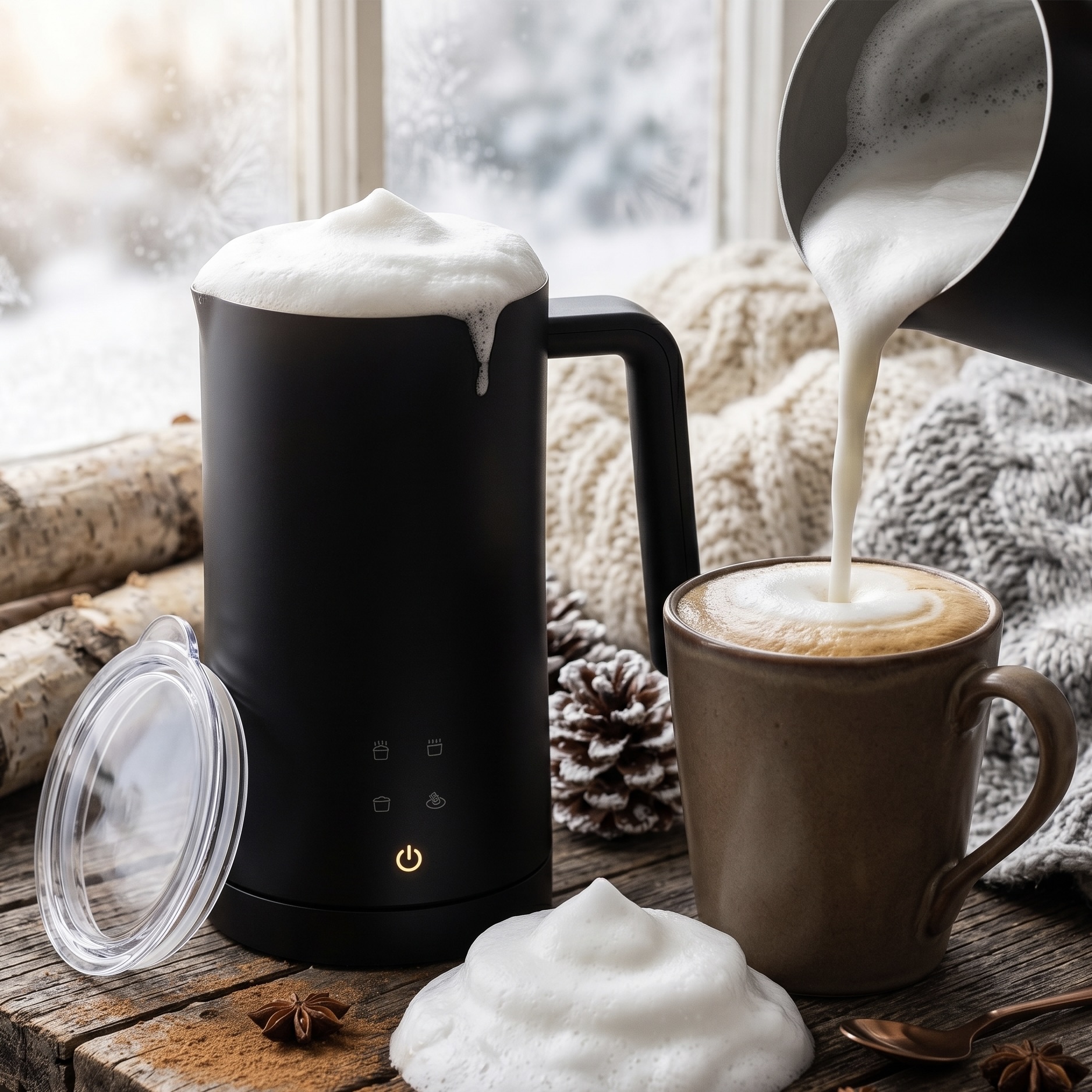 580ml Cordless Touch Control Milk Frother (Model: 922400)