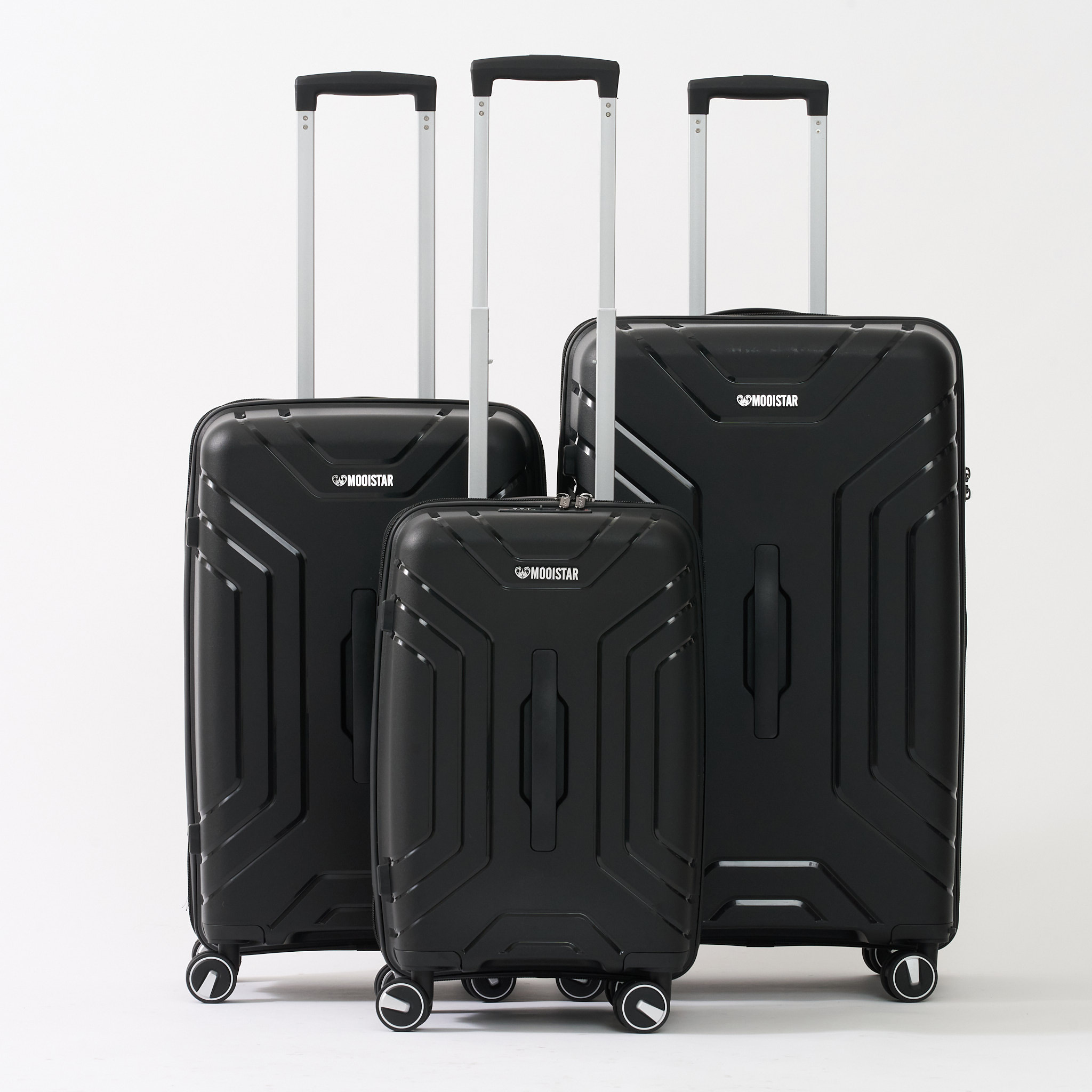 3-Piece Hard Shell Luggage Set with TSA Lock