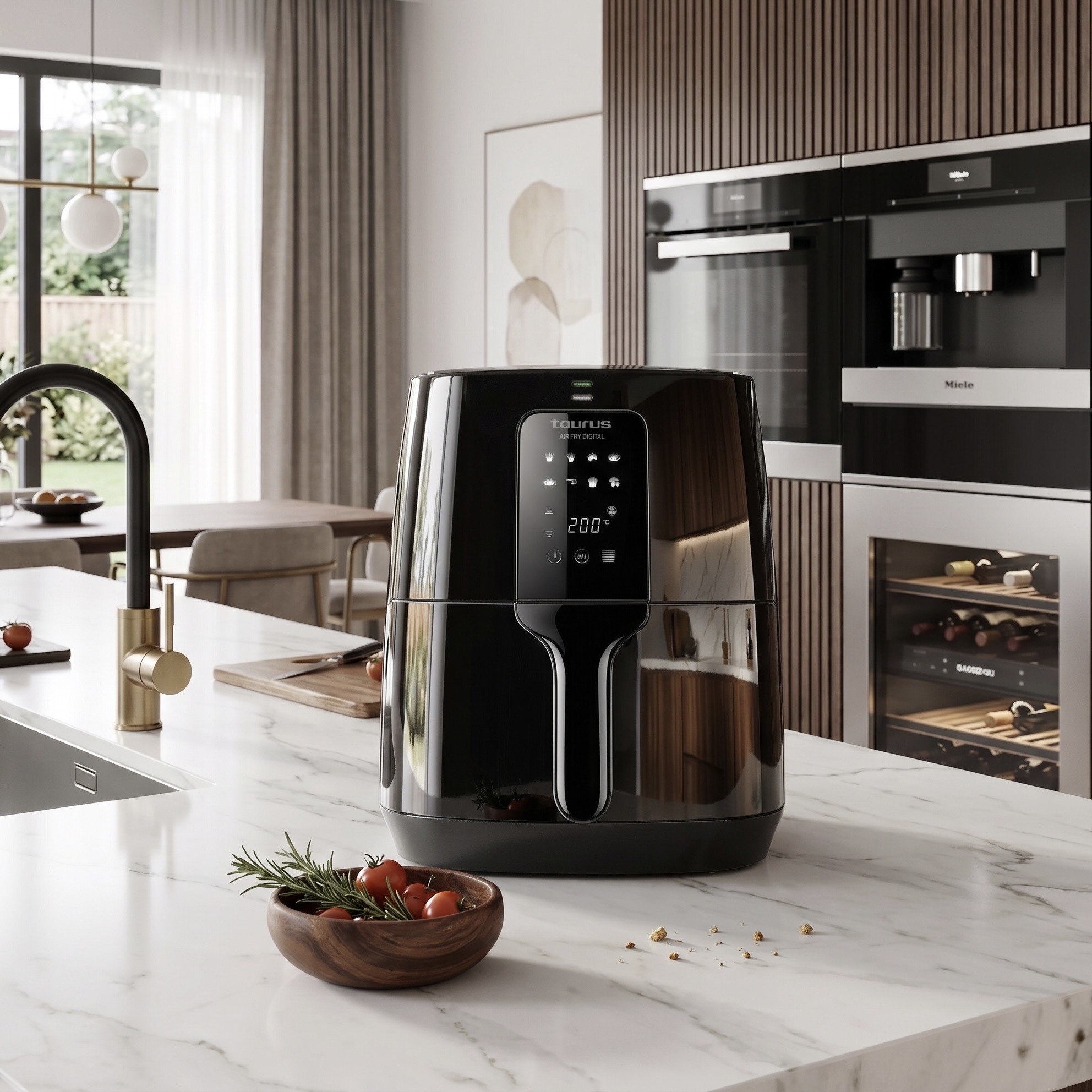 4L 1300W Digital Non-Stick Air Fryer (Model: 973970)