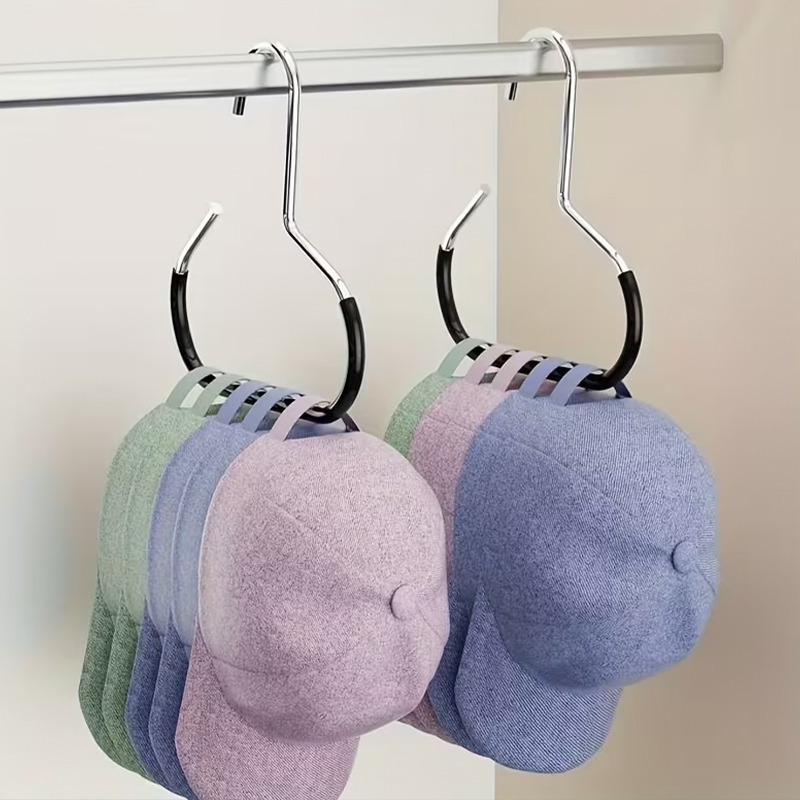 5x Non-Slip Cap Organizer Hangers