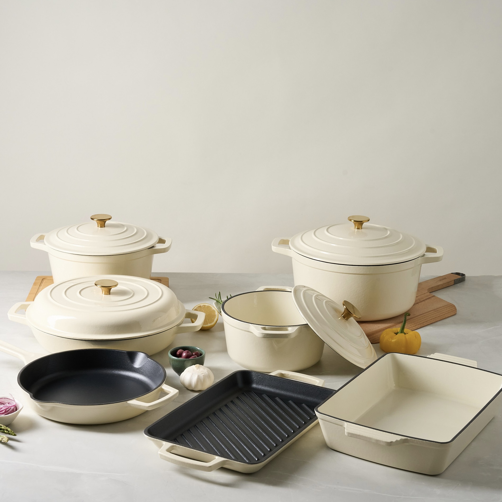 Premium Non-Stick Cast Iron Set