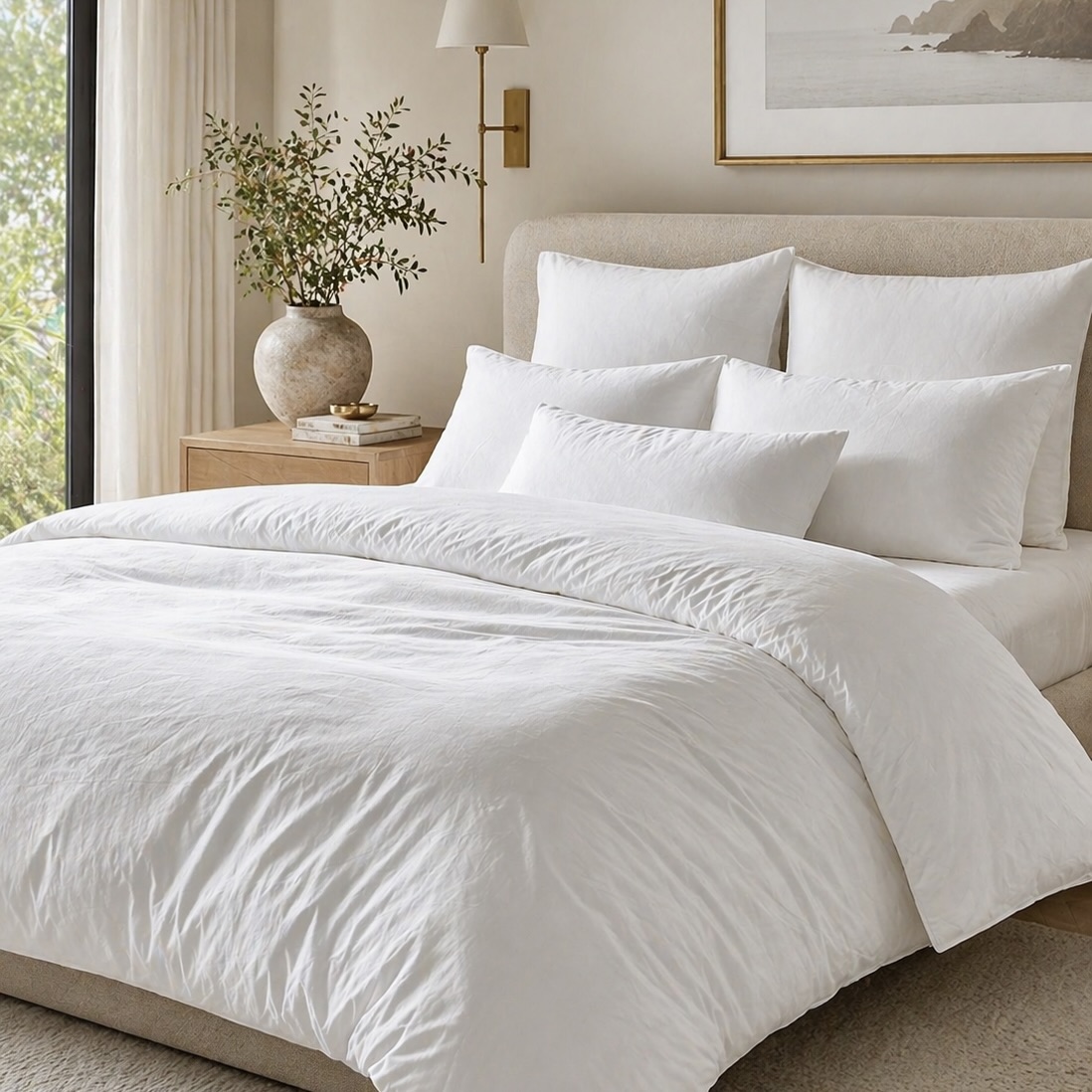 300TC Egyptian Cotton Sateen Duvet Cover Set