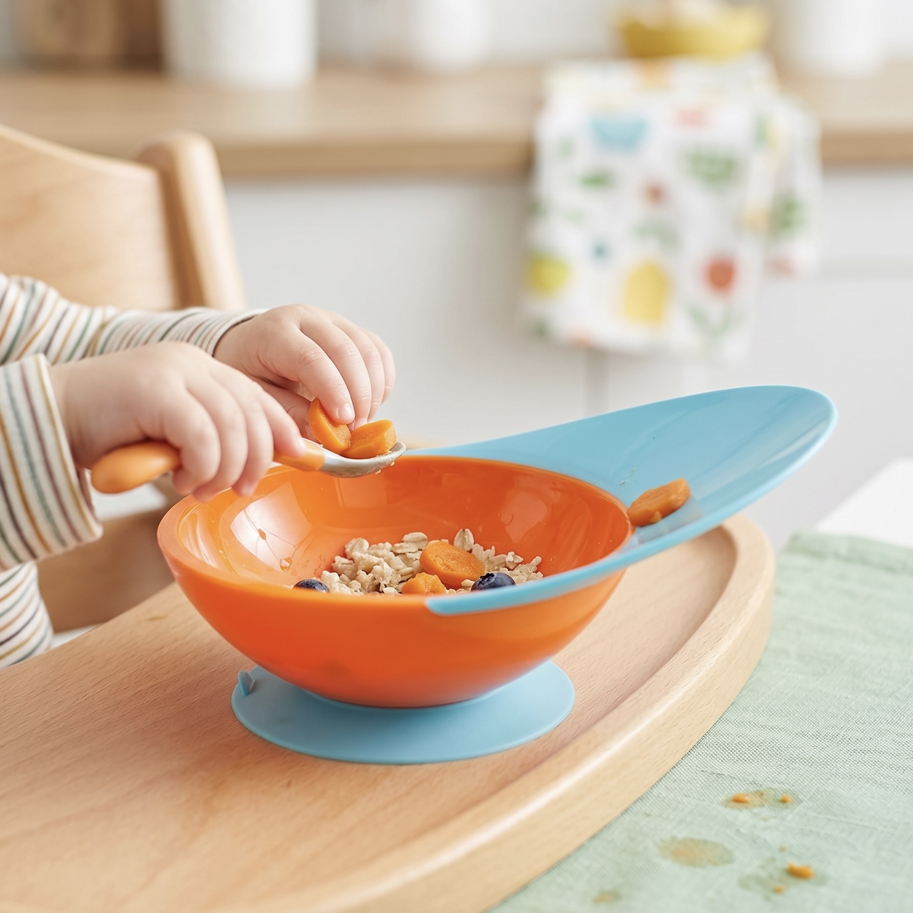 Toddler Bowl with Spill Catcher