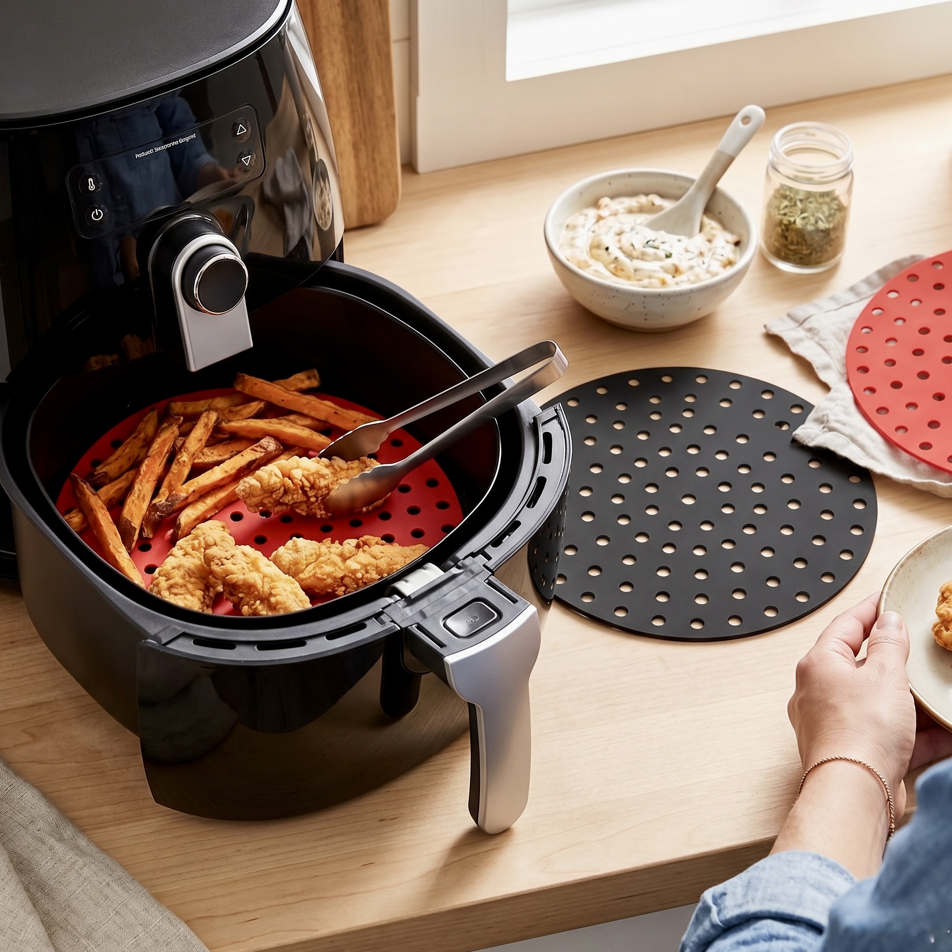 Functionality Illustration (Air Fryer Not Included)