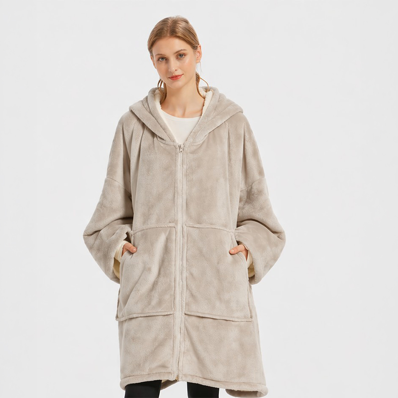 Stylerie Ladies Long Zipper Blanket Hoodie — R319 on OneDayOnly (was R400)