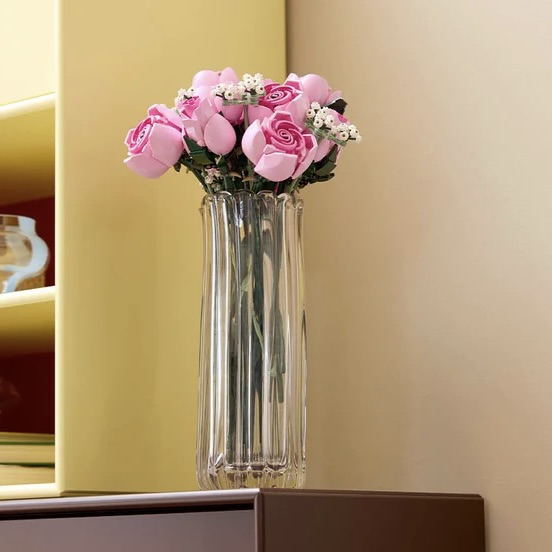 789-Piece Botanicals Bouquet of Pink Roses