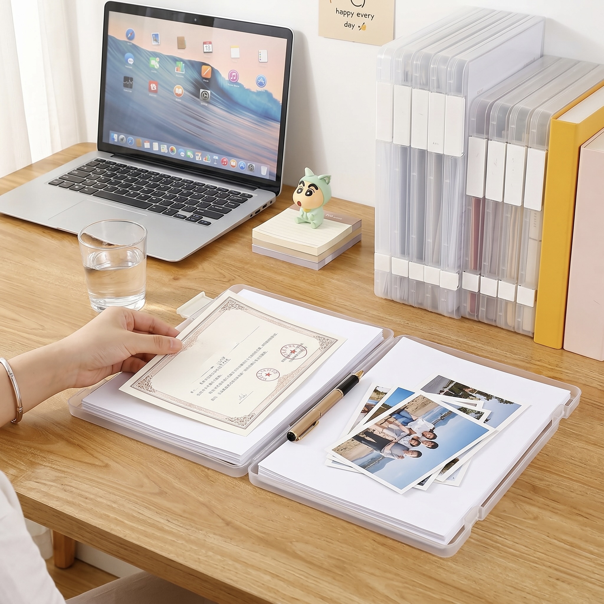 Waterproof Document Storage Folder with Buckle