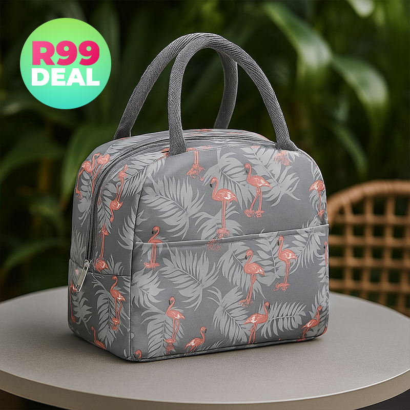 ToteBox Waterproof Thermal Insulated Lunch Bag with Front Pocket — R99 on OneDayOnly (was R230)