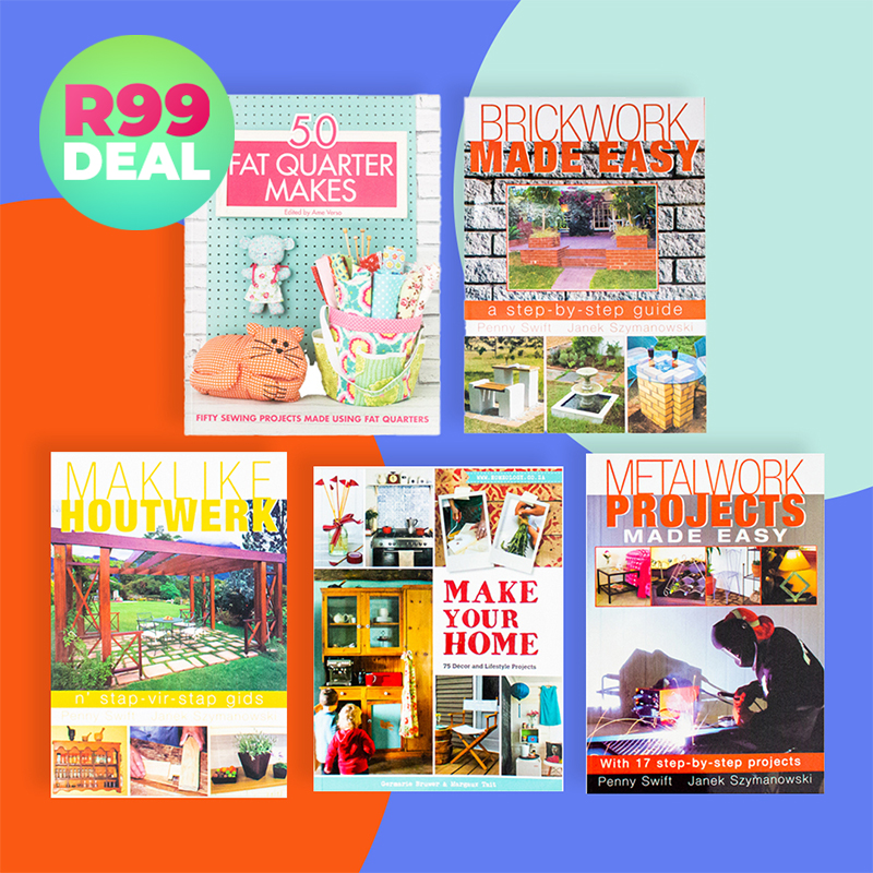 DIY Collection Do-it-Yourself Project Books (3 Books) — R99 on OneDayOnly (was R300)