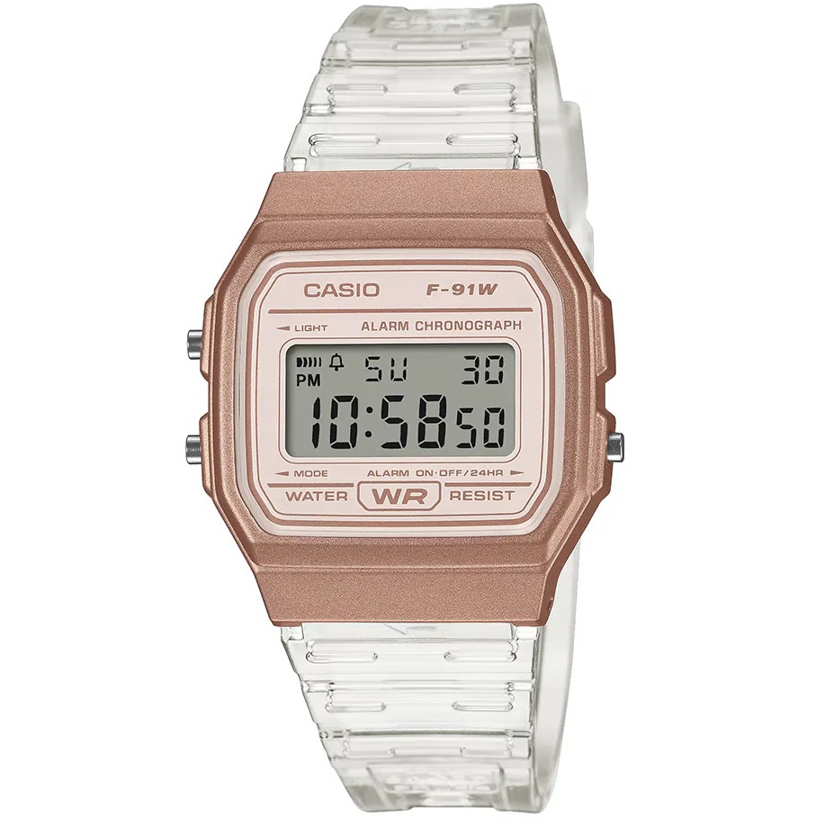Unisex Retro Transluscent Square Watch