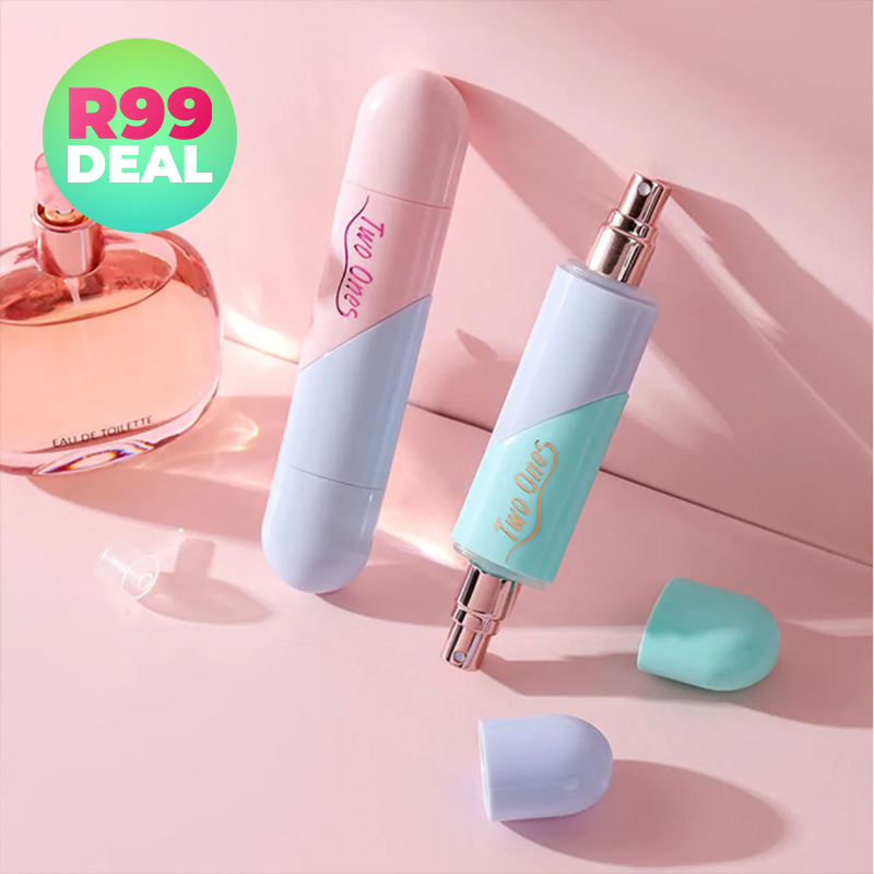 2-in-1 Refillable Travel Perfume Bottle