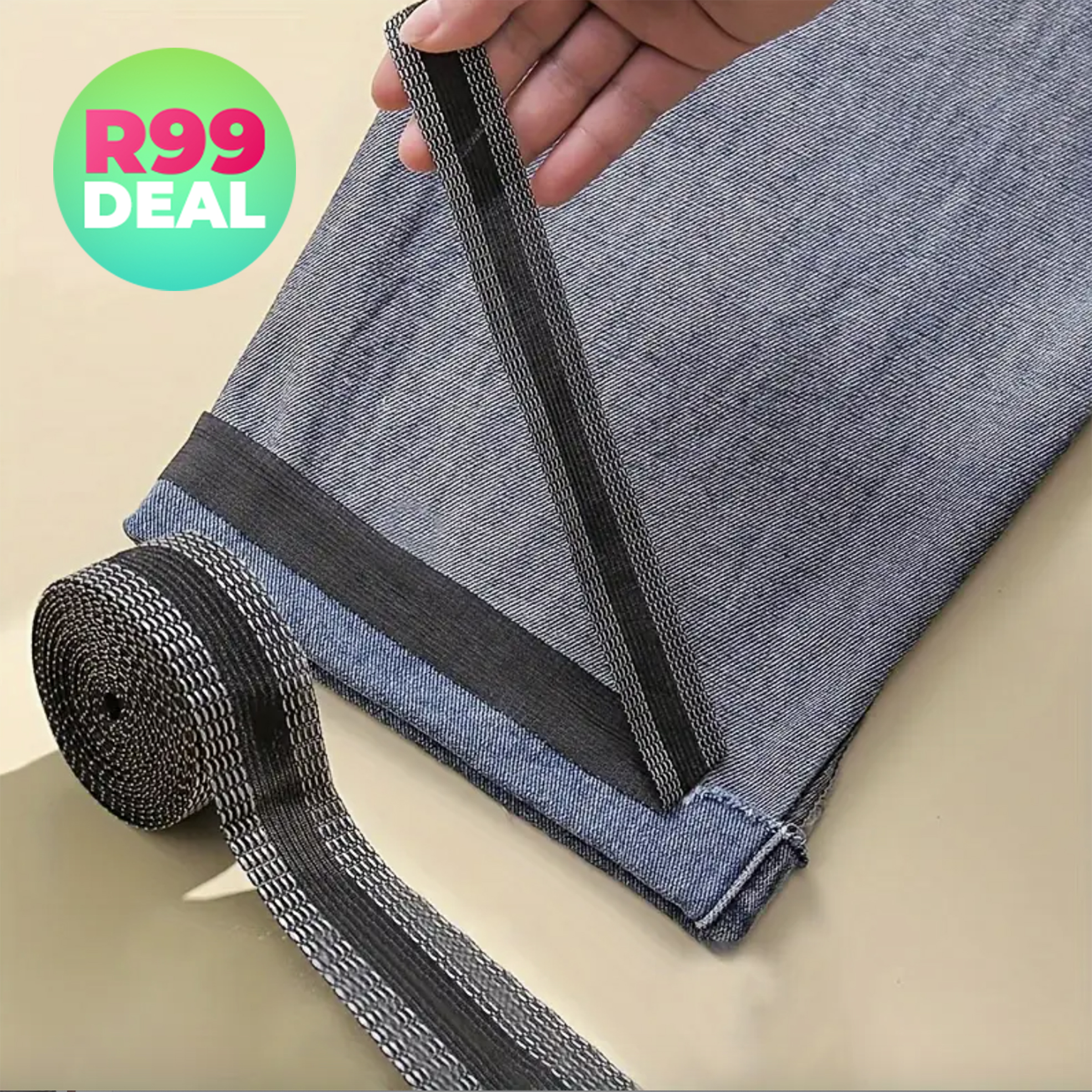 2 or 5m Self-Adhesive Hemming Tape