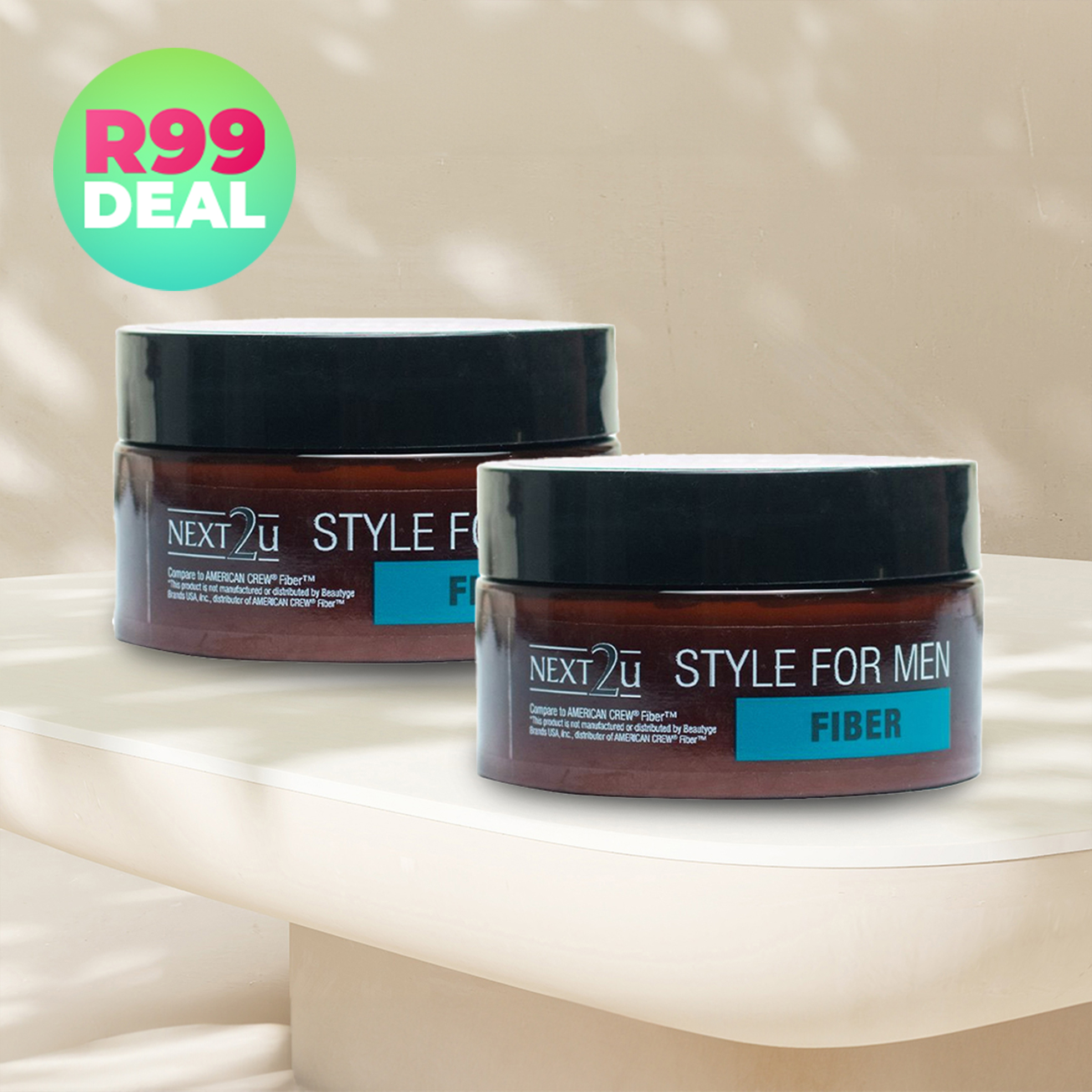 2x 85g Style for Men Pliable Hair Fibers