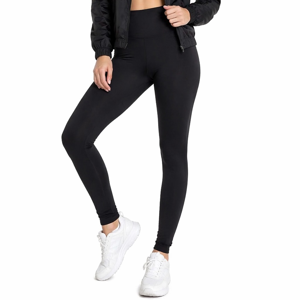 Ladies Black Fur Lined Winter Tights