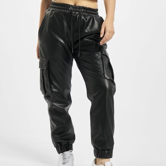 Ladies Faux Leather Pants