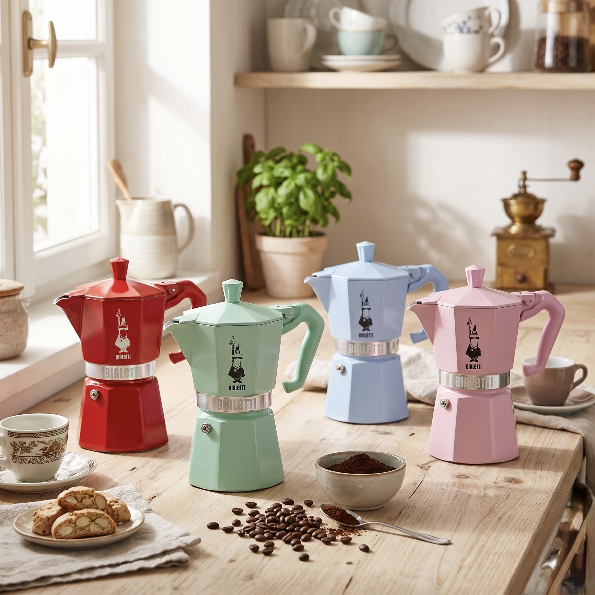 Bialetti Moka Colours Stovetop Espresso Maker — R899 on OneDayOnly (was R1300)