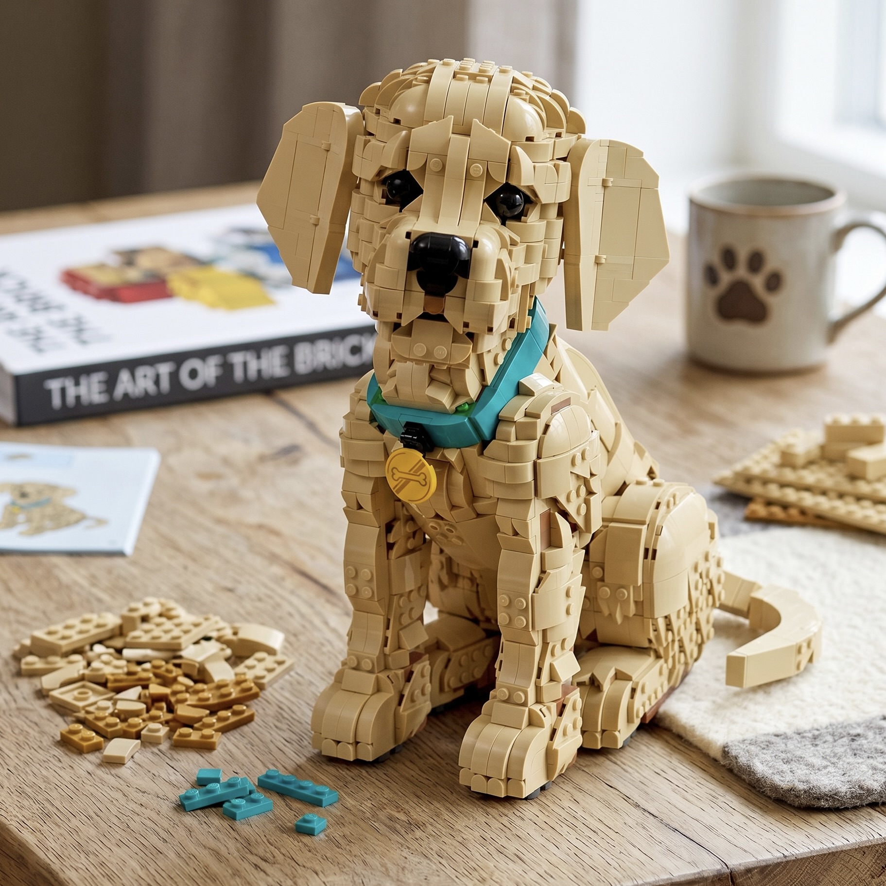 2102-Piece Golden Retriever Puppy