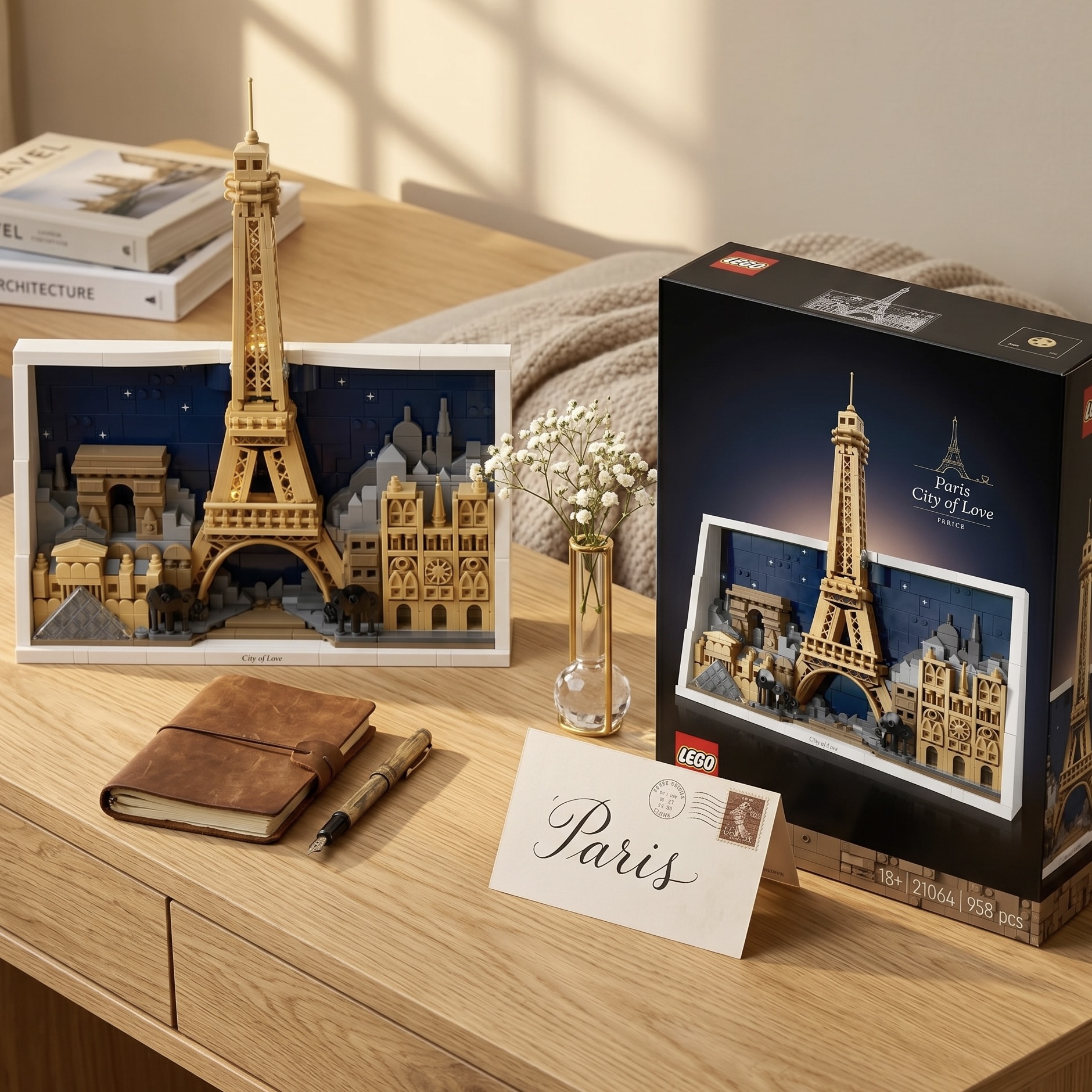 958-Piece City of Love Paris Architecture