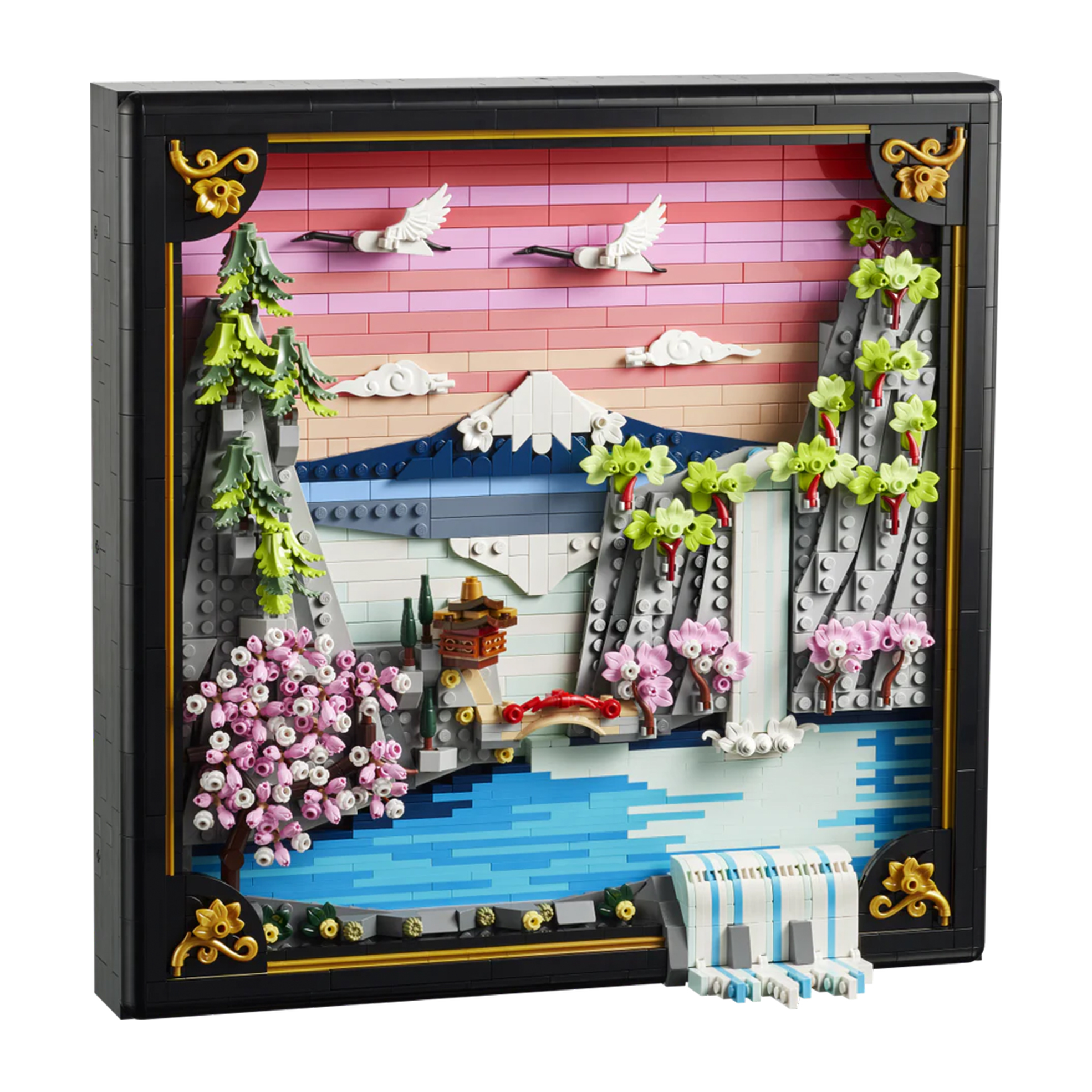 1892-Piece Japanese Cherry Blossom Landscape