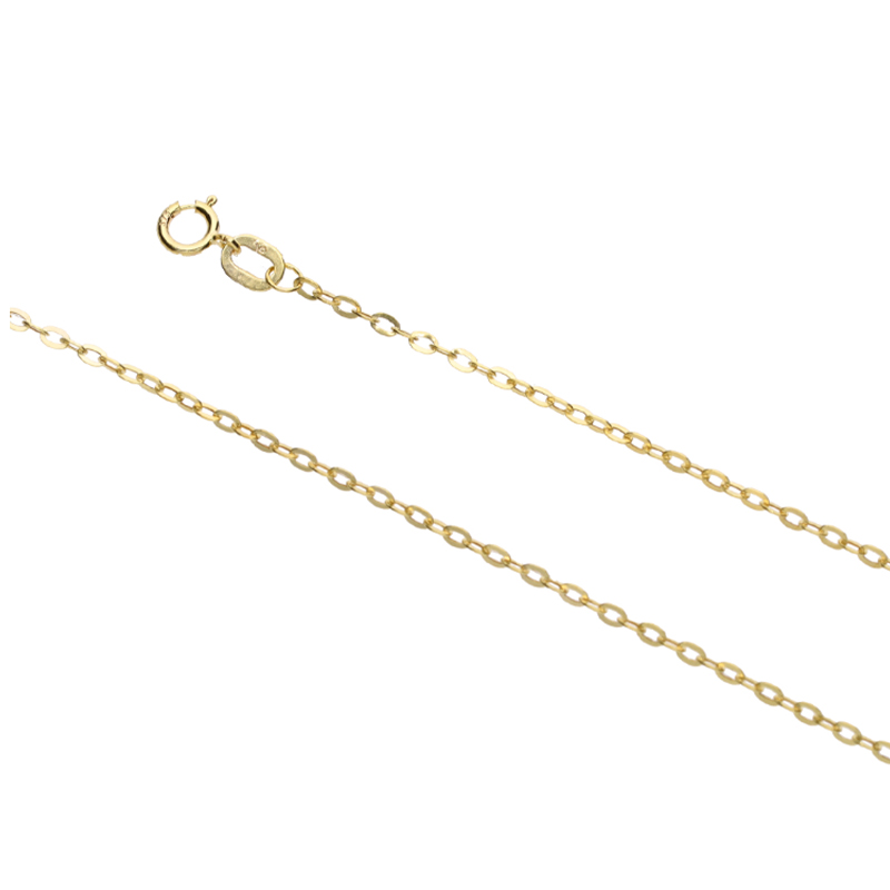 9kt Gold Open Link Hollow Chain