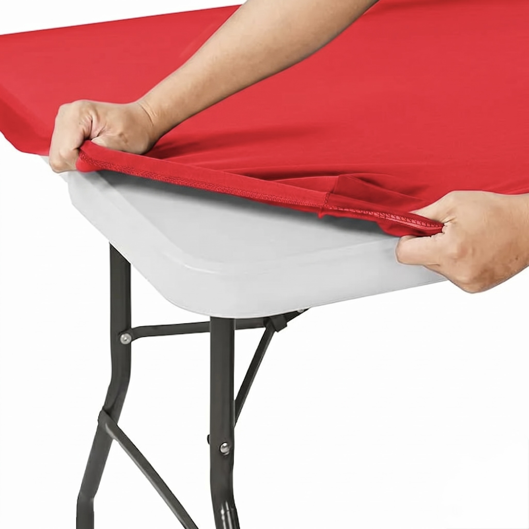 2x Fold-Up Table Elastic Stretch Covers