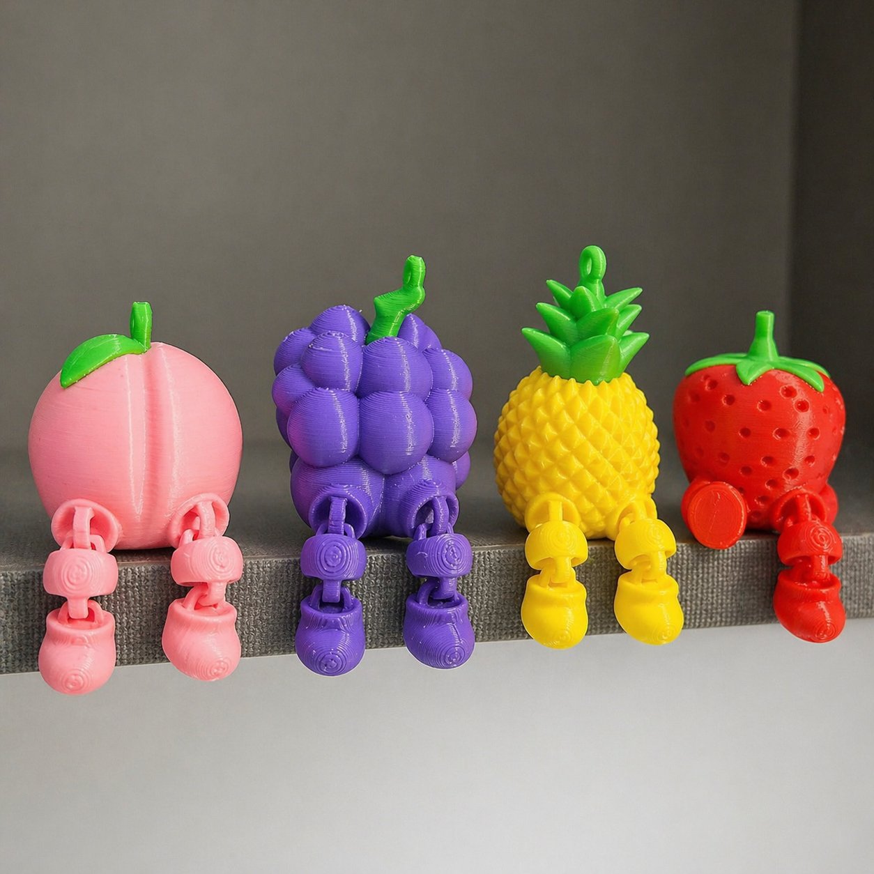 40% off on iKids 3D Printed Fruit Keychain Set | OneDayOnly