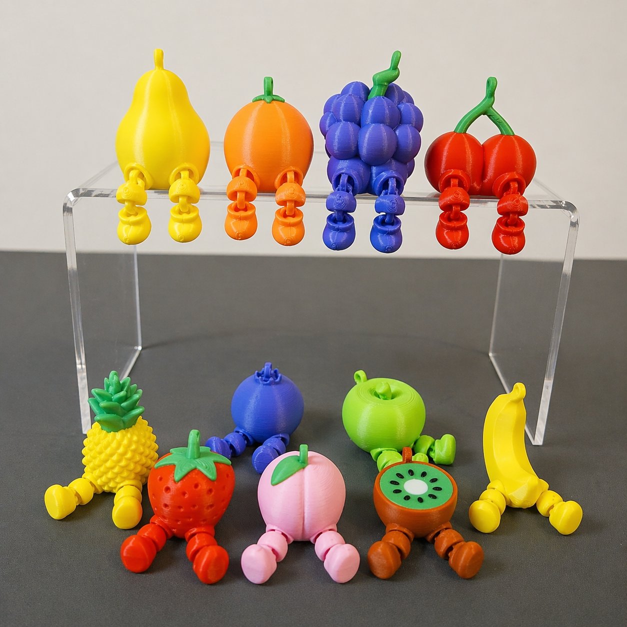 40% off on iKids 3D Printed Fruit Keychain Set | OneDayOnly