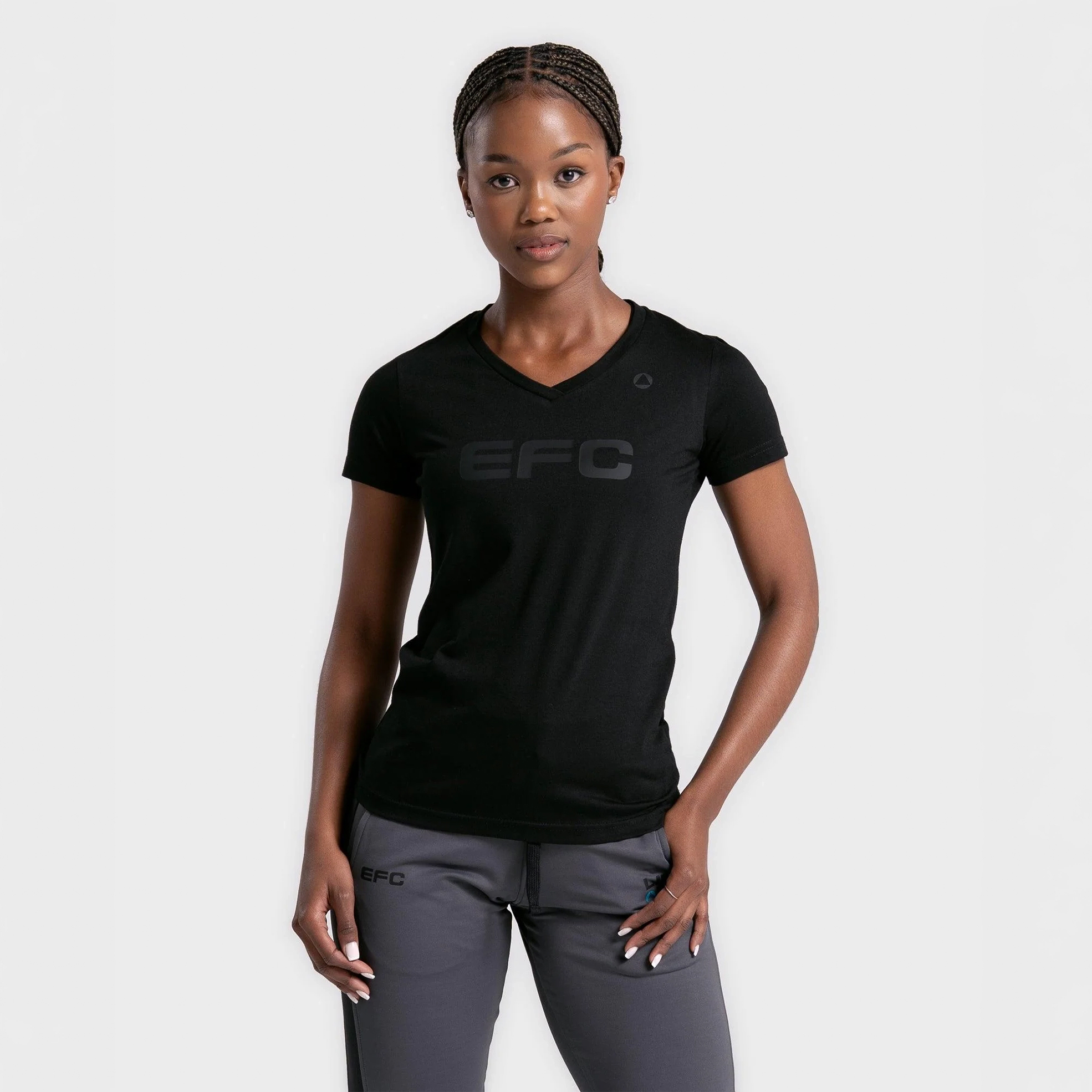 Men's or Ladies Black EFC Casual T-Shirt
