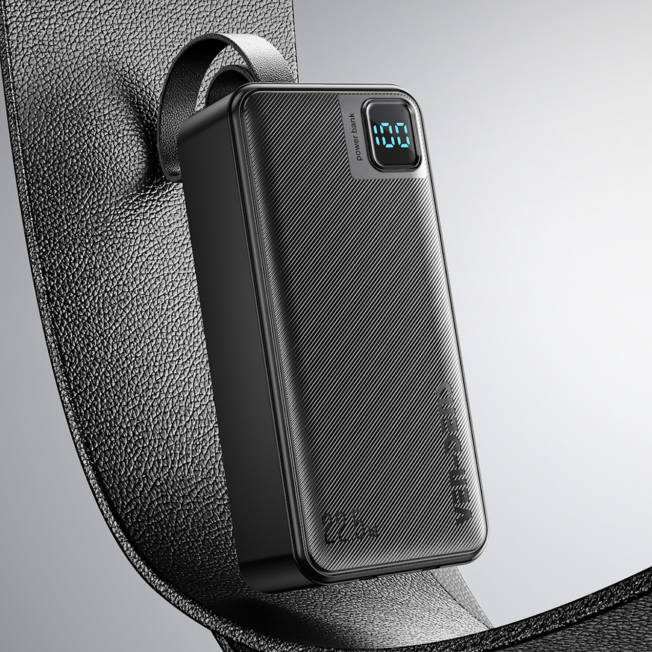 30000mAh Power Bank with Built-in Cables