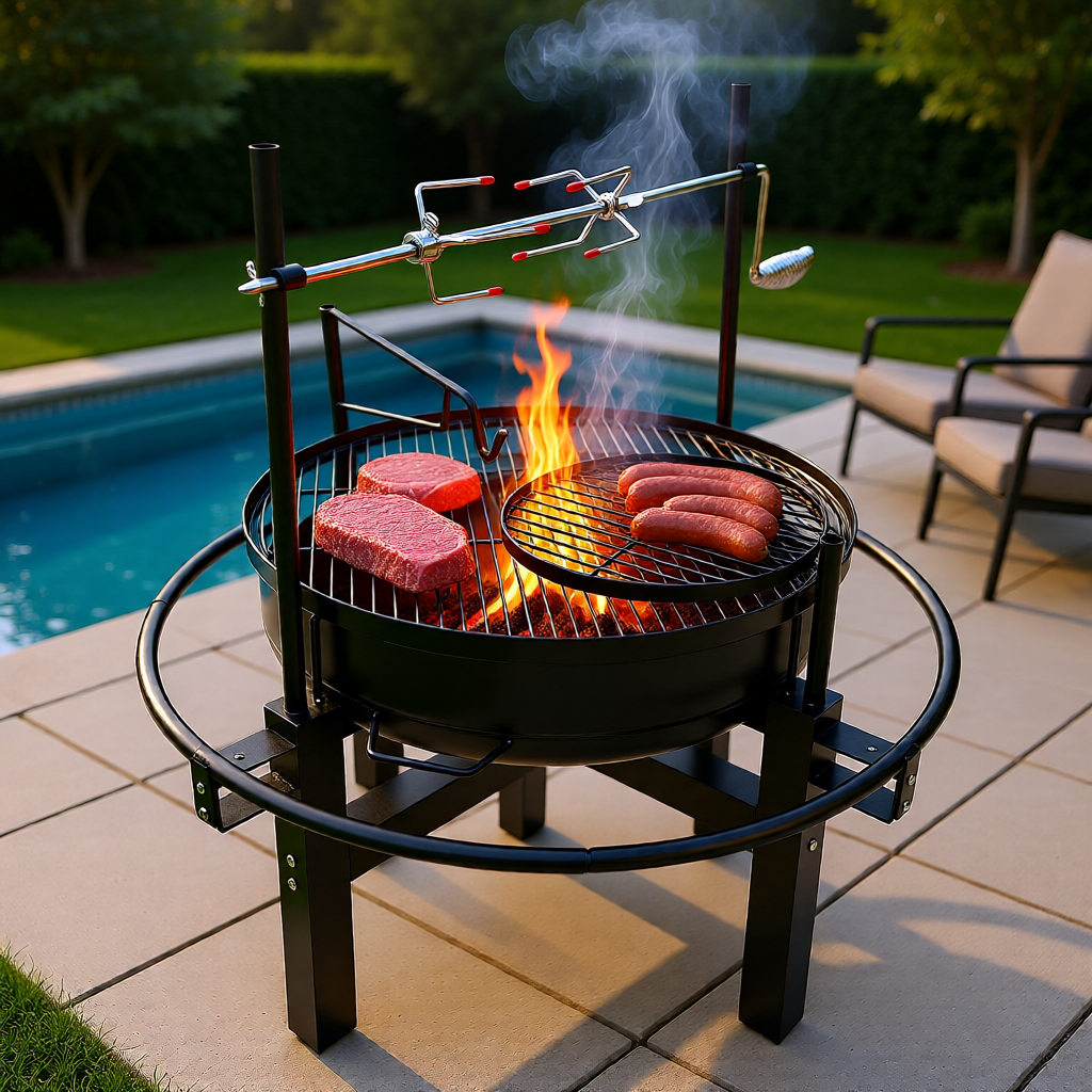 FlameRunner Pro Wood Burning Fire Pit and Charcoal Braai