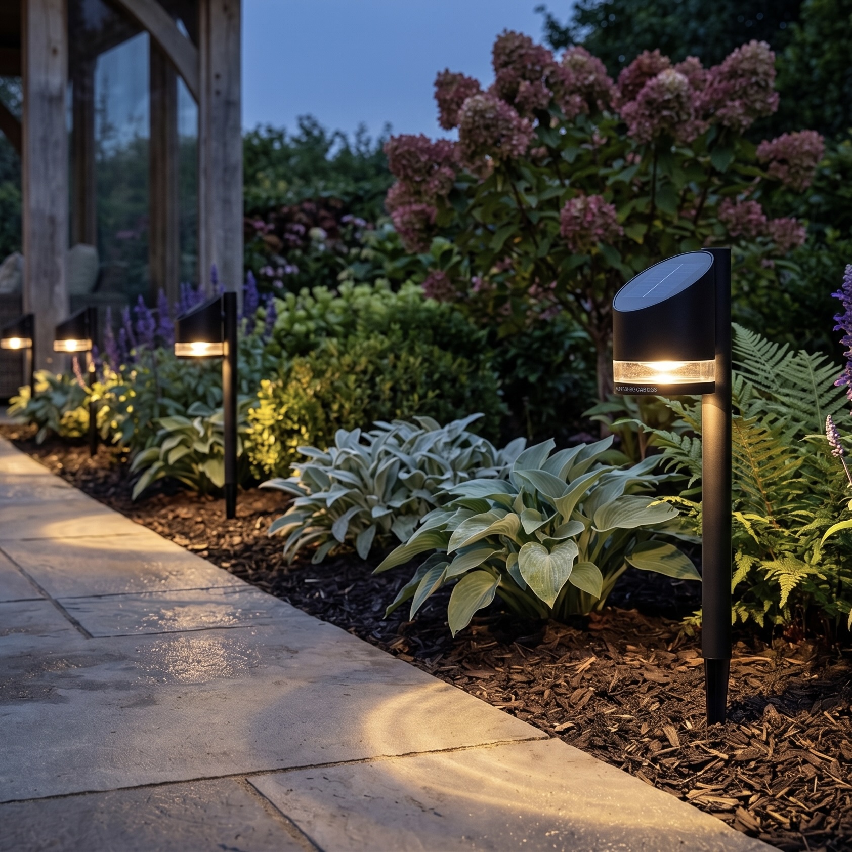 Warm White Solar Spike Light