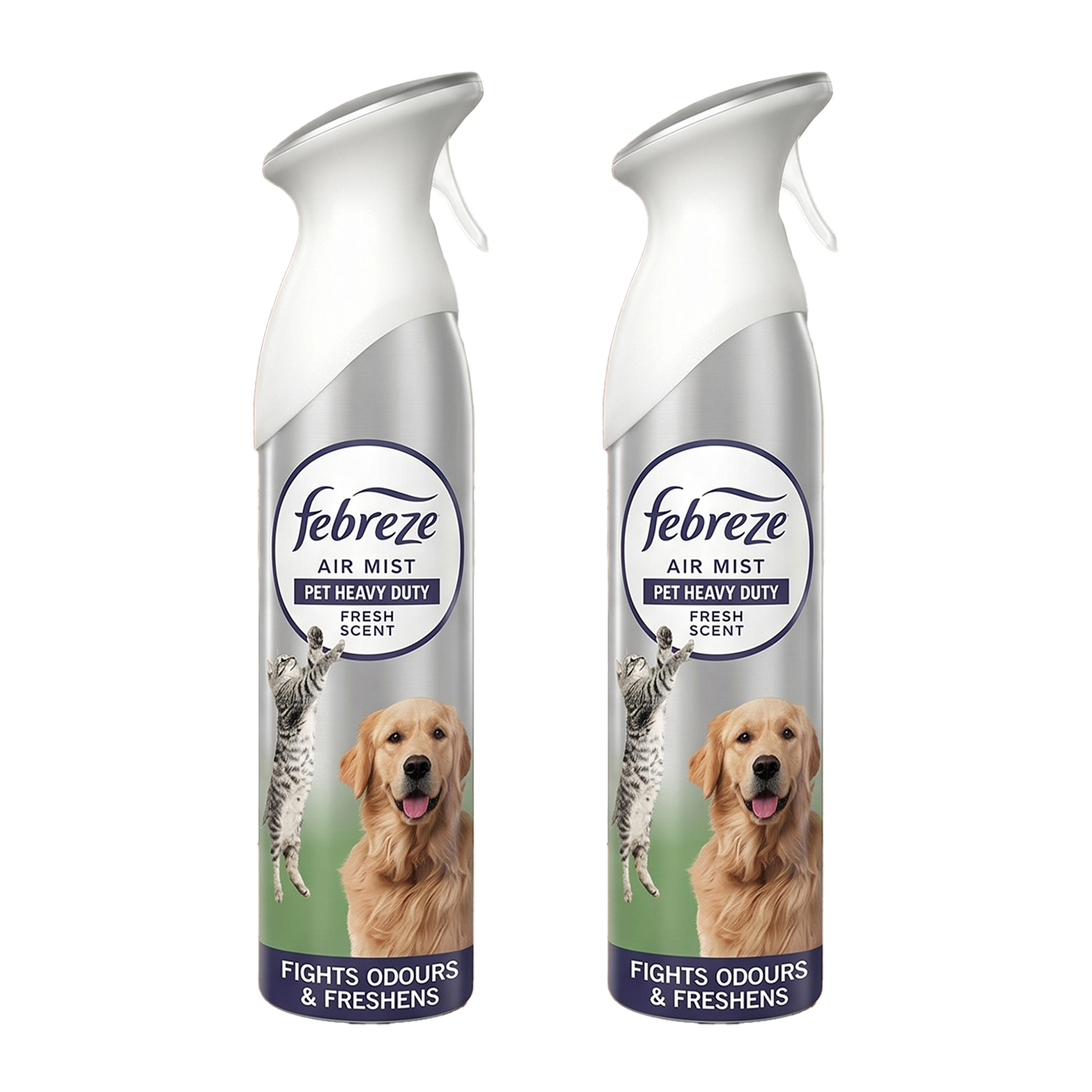 2x 185ml Heavy Duty Pet Air Mists