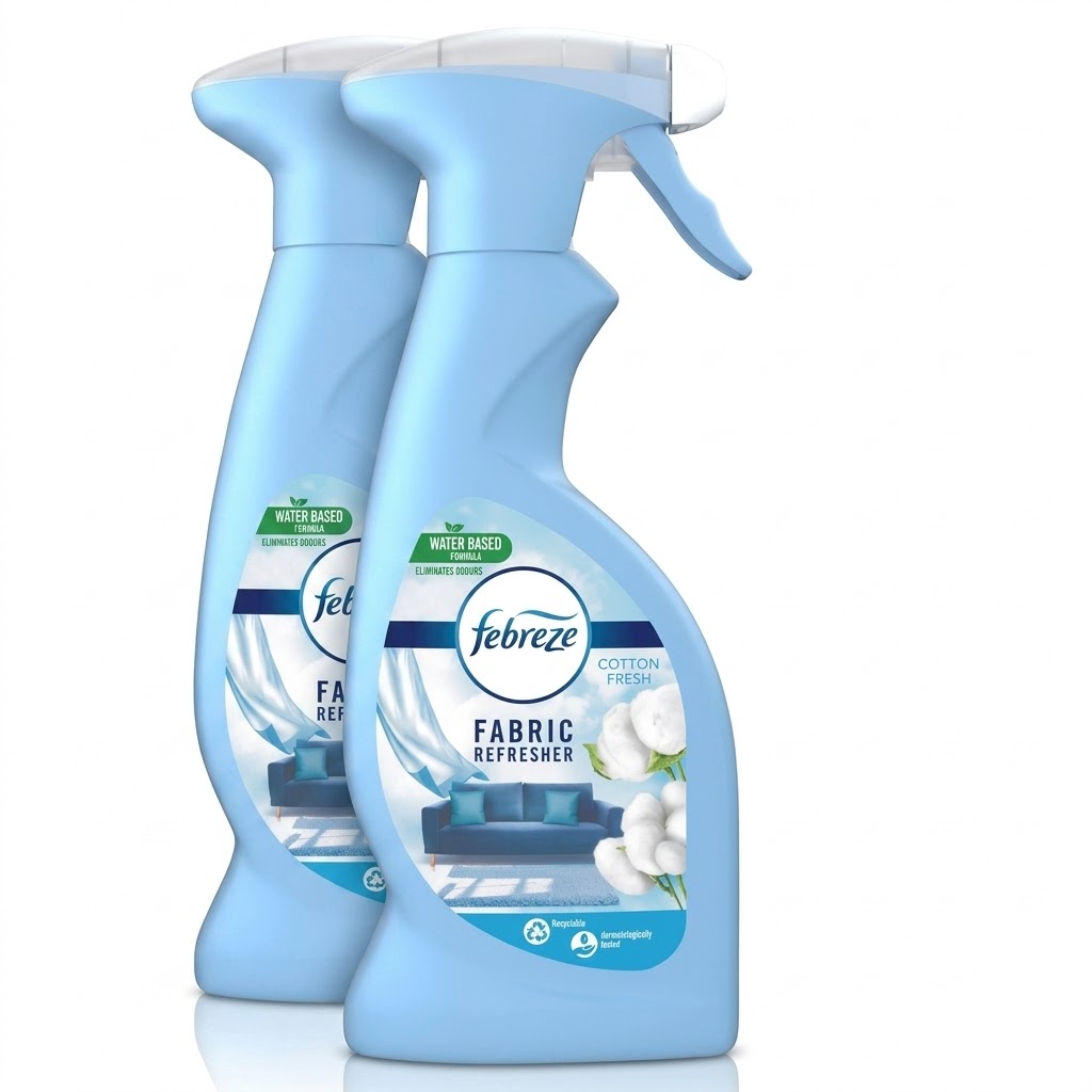 2x 500ml Cotton Fresh Fabric Refreshers