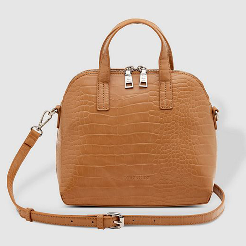 Vegan Leather Baby Candice Crossbody Tote Bag