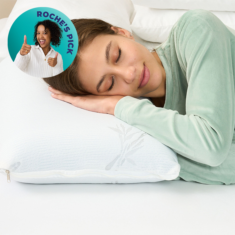 4x Gel Solid Memory Foam Pillows