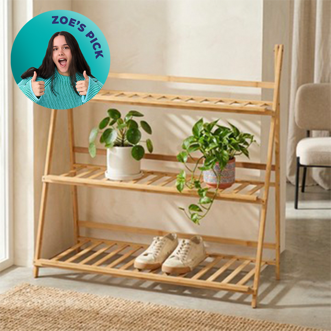 3-Tier Foldable Plant and Flower Display Rack