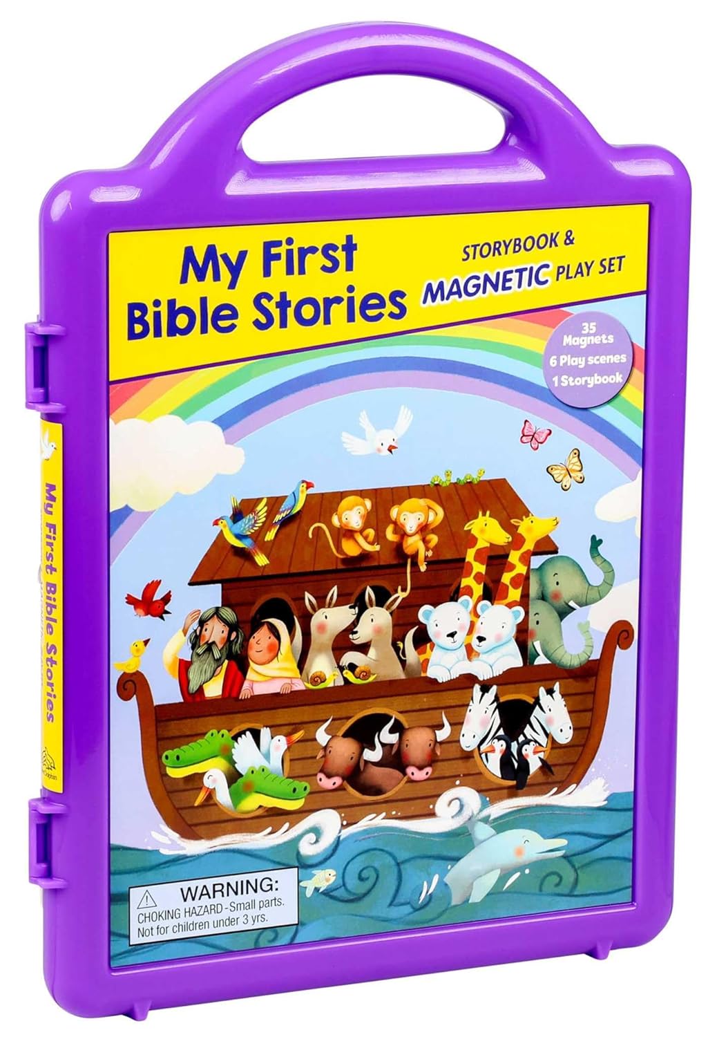 My First Bible Stories: Storybook & Magnetic Play Set