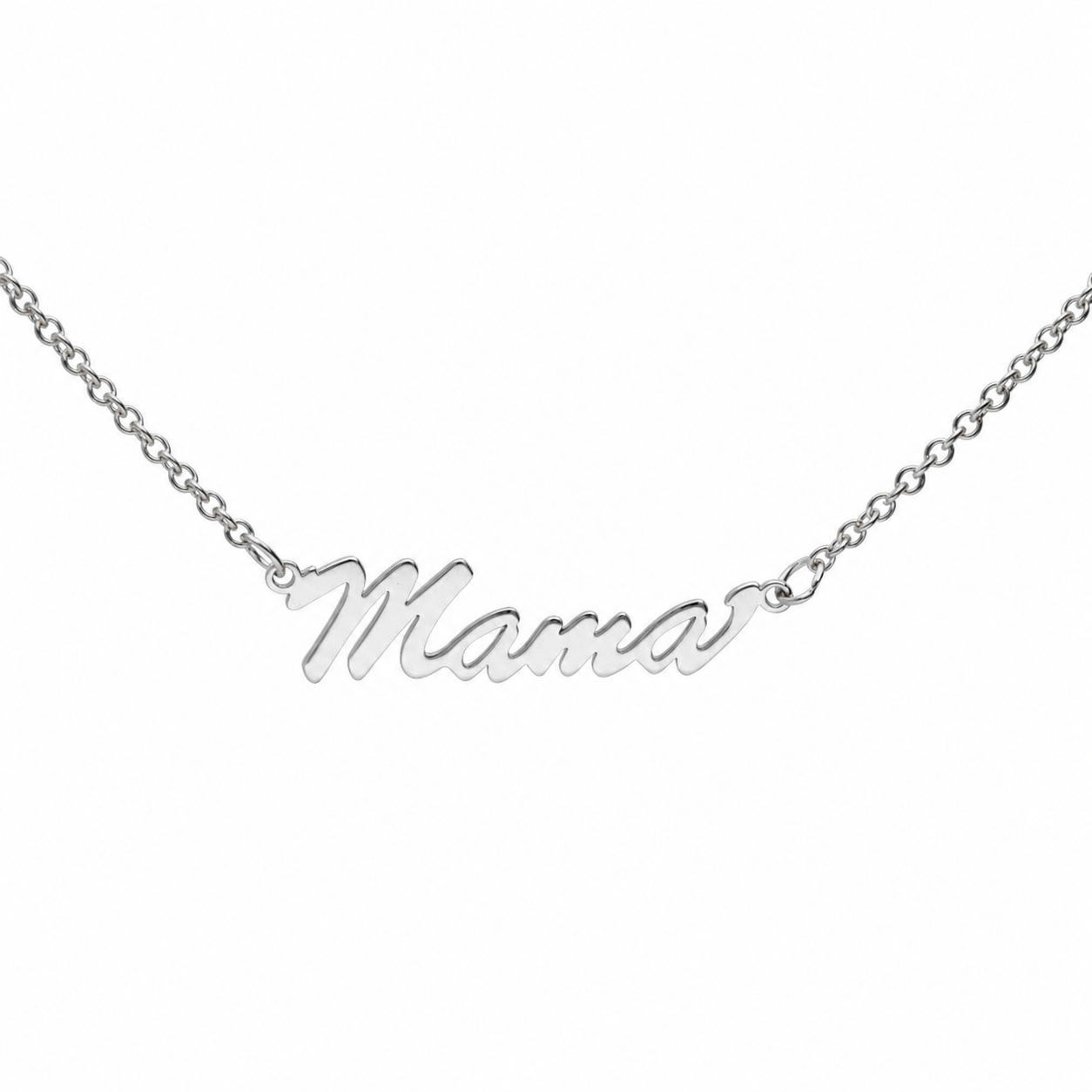 9kt Gold or Sterling Silver Mama Necklace