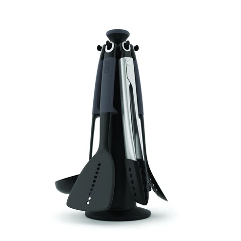 6-Piece Elevate™ Carousel Utensil Set with Tongs