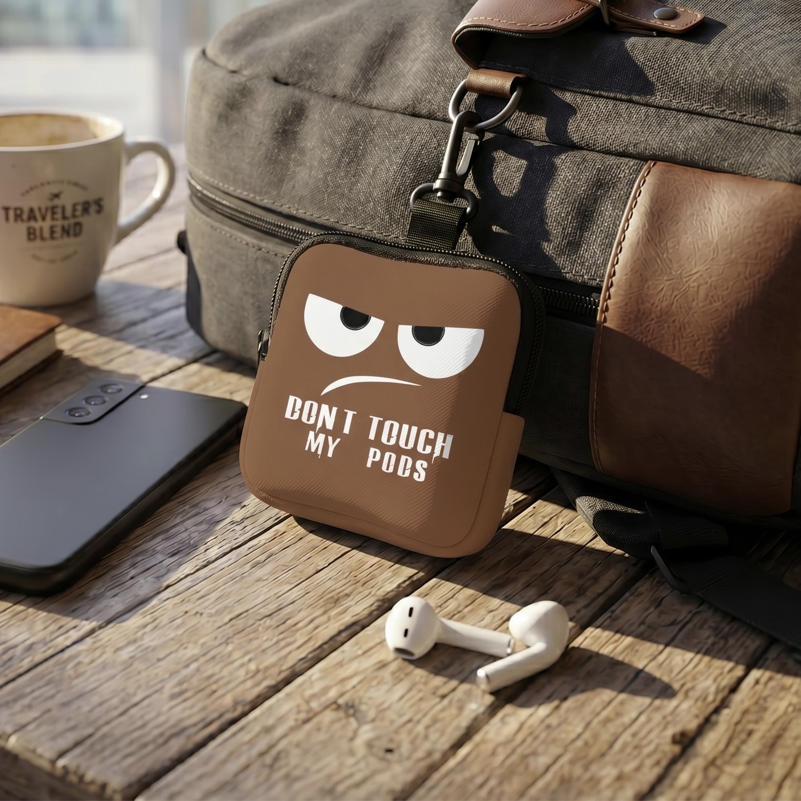 Clip-On Ear Pods Storage Travel Bag