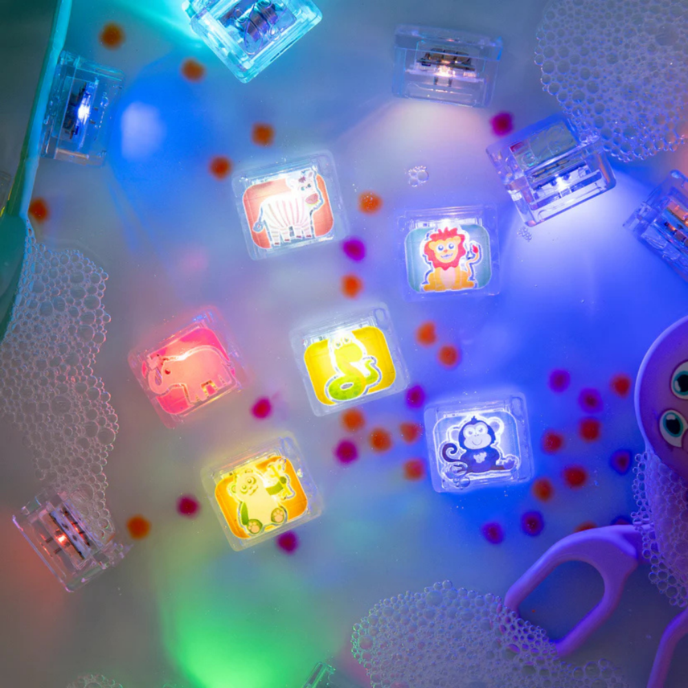 6x Water Activated Light-Up Character-Themed Toys