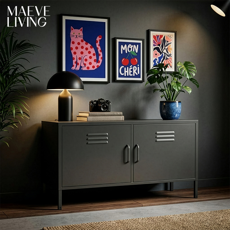 Meadow Metal TV Stand Cabinet