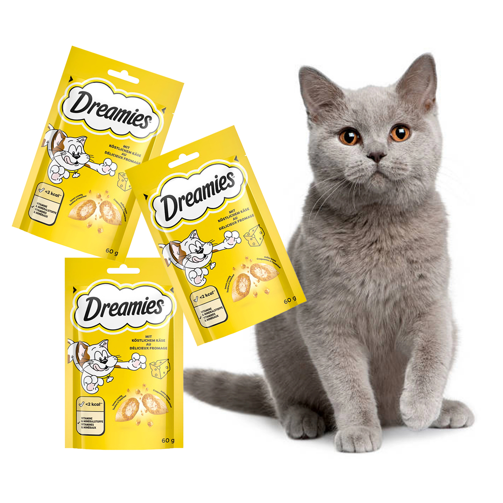 3x 60g Cat Treats