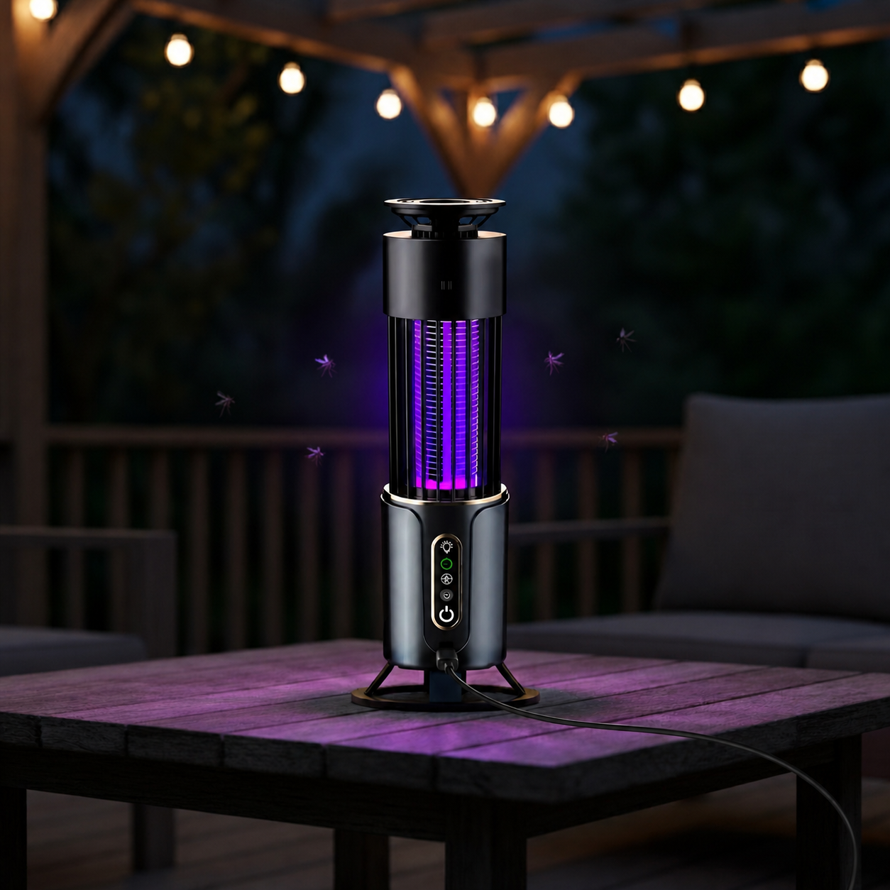 Mosquito Zapper Lamp with Ambient Night Light